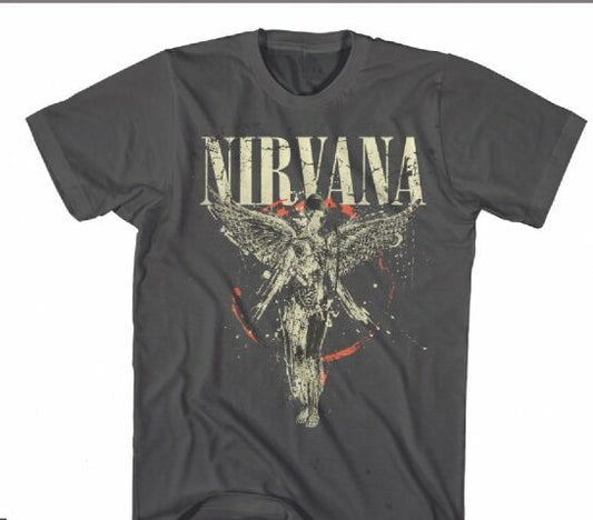 Mens Nirvana Galaxy In Utero T-Shirt - HalfMoonMusic