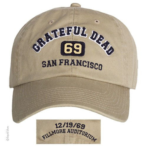 Grateful Dead Filmore '69 Baseball Hat - HalfMoonMusic