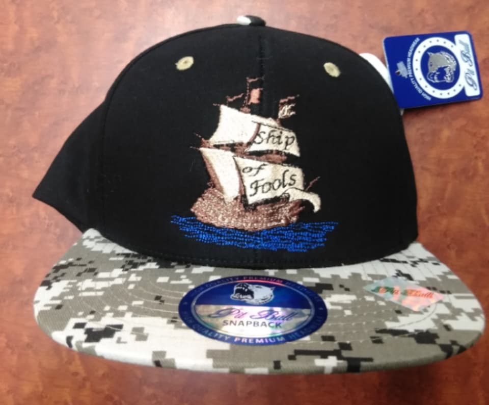 Ship Of Fools Camo Snap-Back Hat - HalfMoonMusic