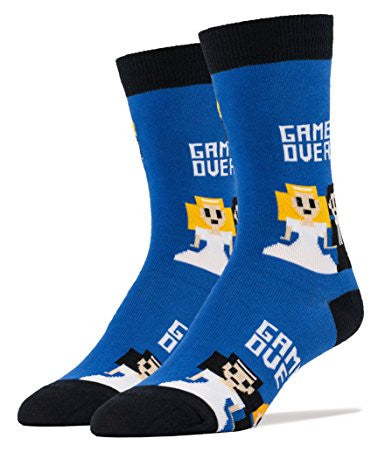 Men's Game Over Socks - HalfMoonMusic