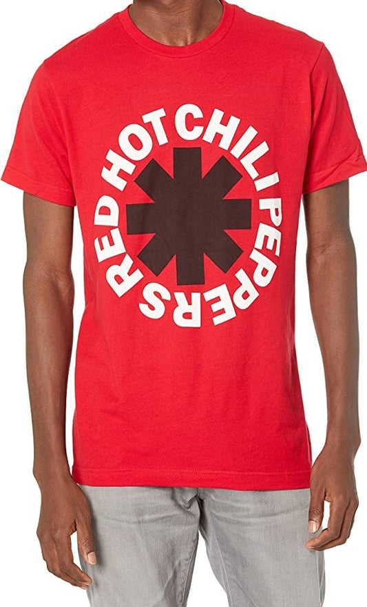 Men's Red Hot Chilli Pepper Logo T-Shirt - HalfMoonMusic