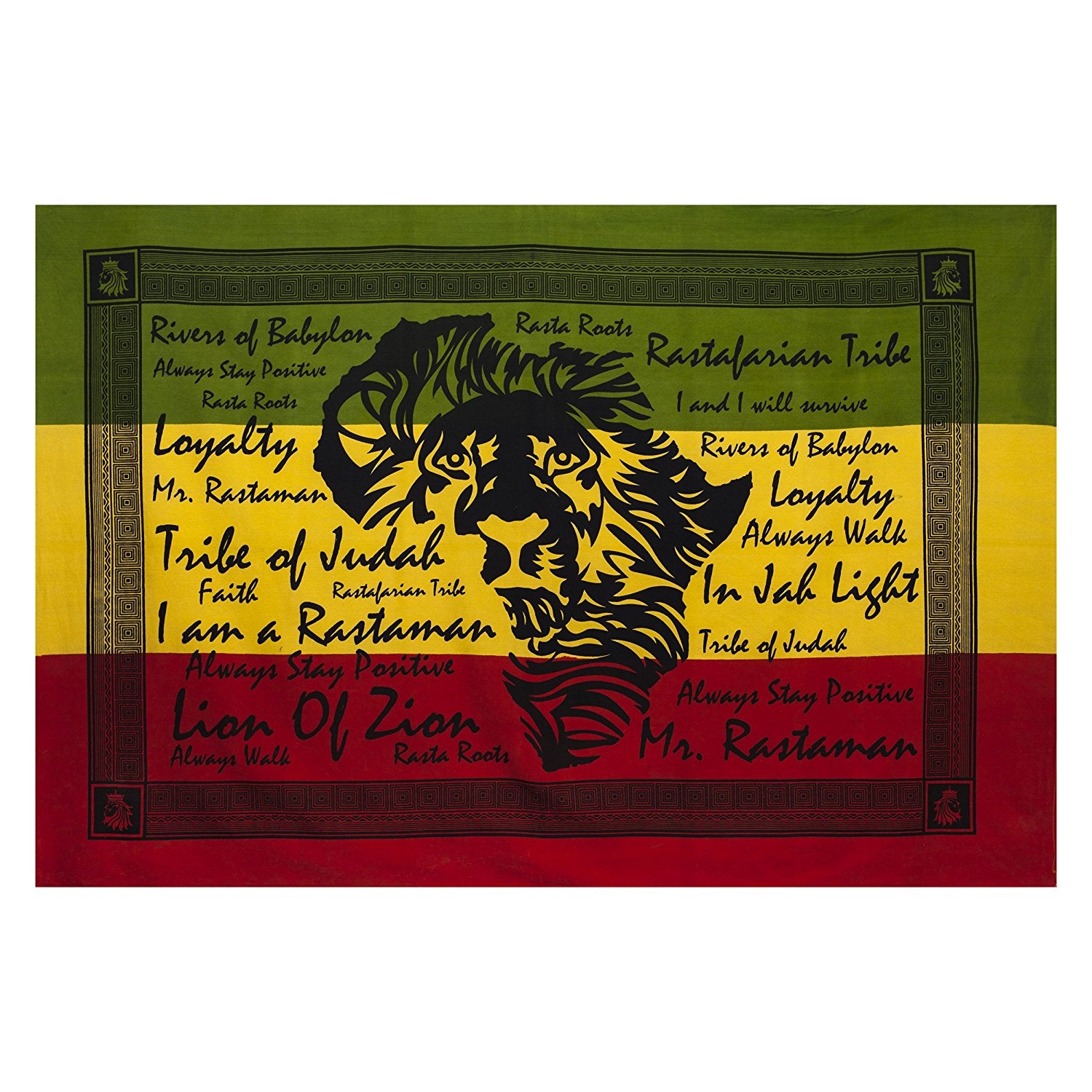Rasta African Map - HalfMoonMusic