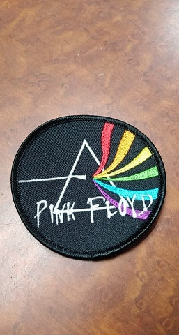 Pink Floyd Round Rainbow Prism Patch - HalfMoonMusic