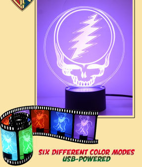 Grateful Dead SYF 3D Lamp - HalfMoonMusic