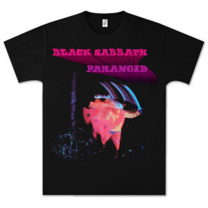 Black Sabbath Paranoid Motion T-shirt - HalfMoonMusic