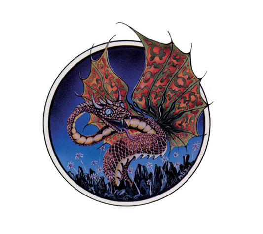 Wyrm Dragon Sticker - HalfMoonMusic