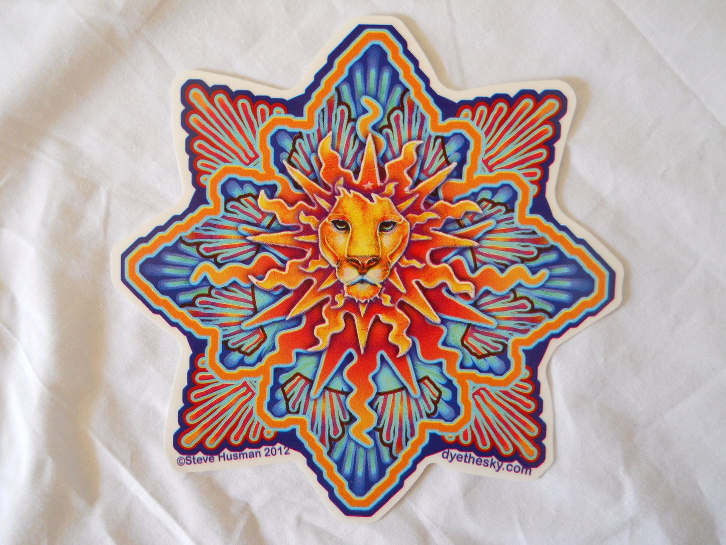 Lion Mandala Sticker - HalfMoonMusic