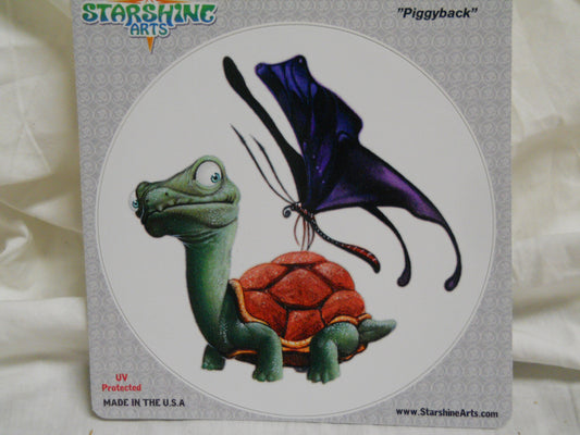 Piggy Back Sticker - HalfMoonMusic