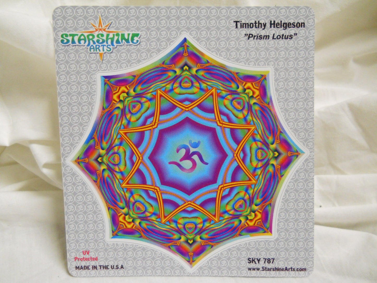 Prism Lotus Sticker - HalfMoonMusic