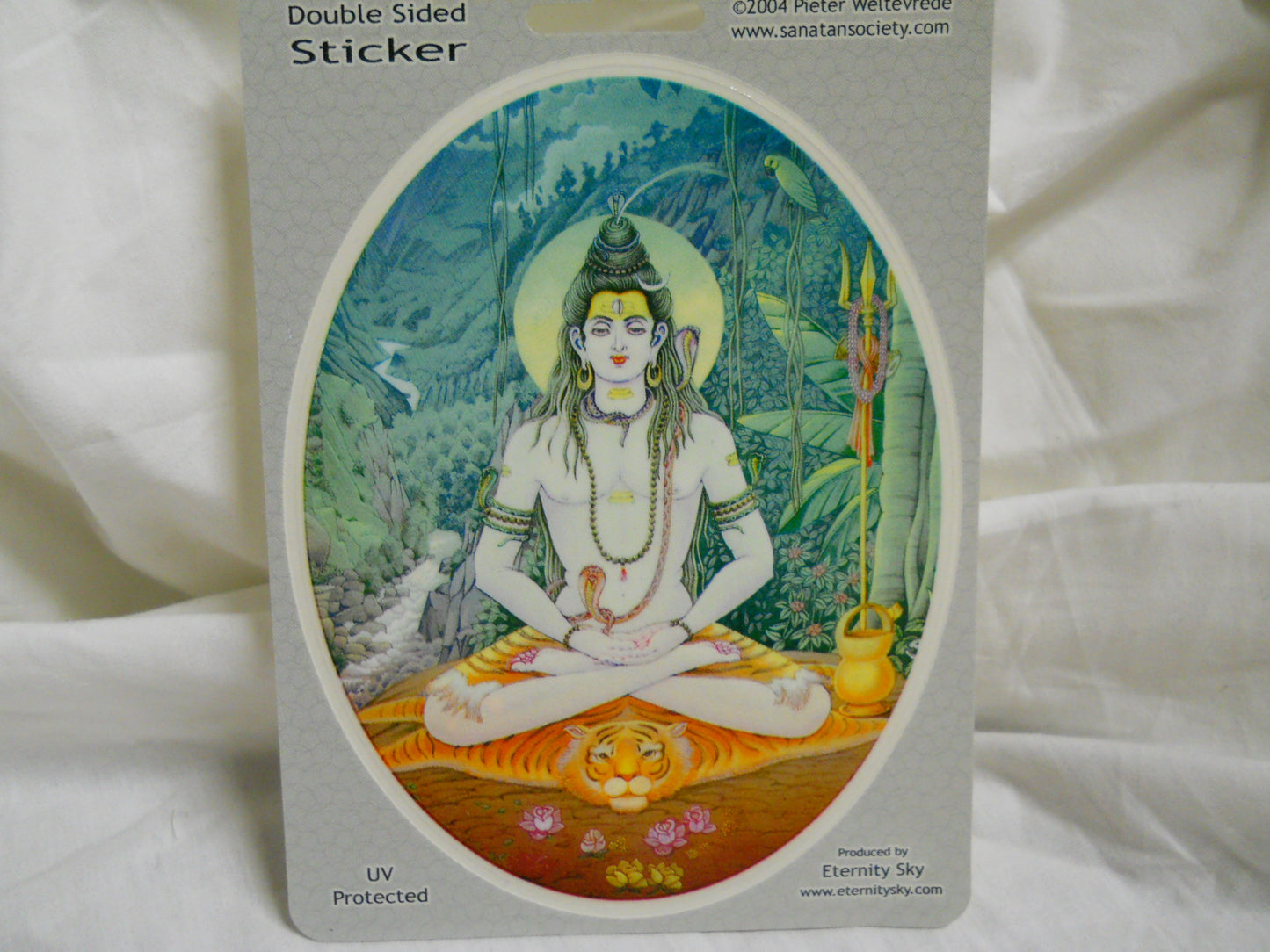 Meditation Shiva Sticker - HalfMoonMusic