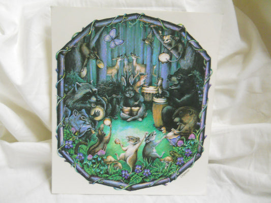 Forest Friends Party Sticker - HalfMoonMusic