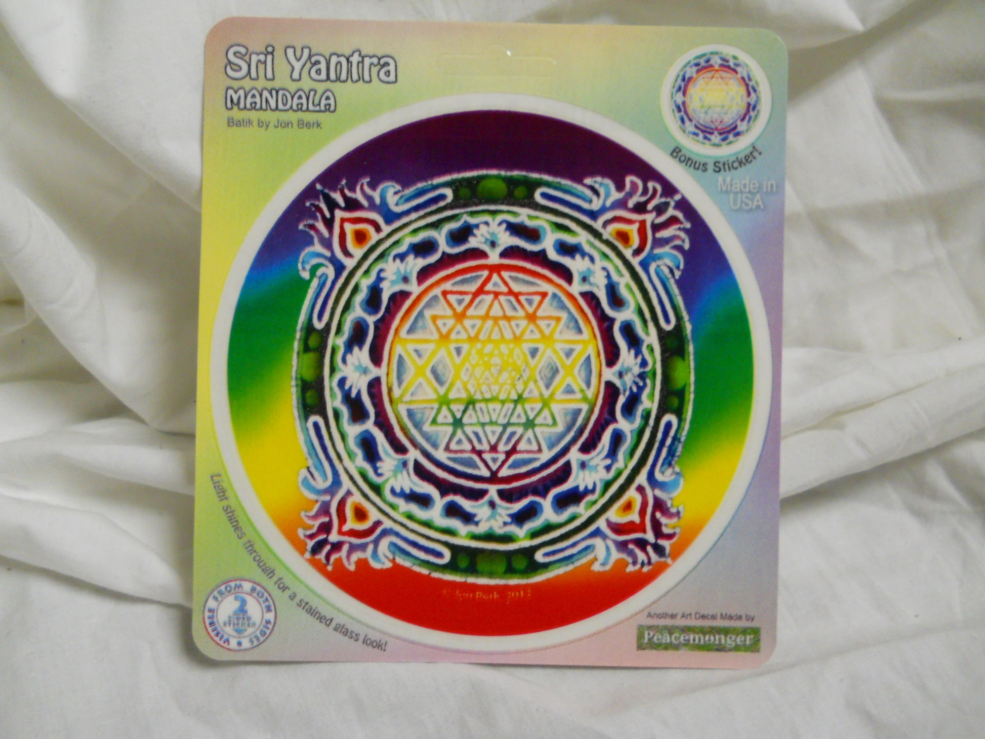 Sri Yantra Mandala Sticker - HalfMoonMusic