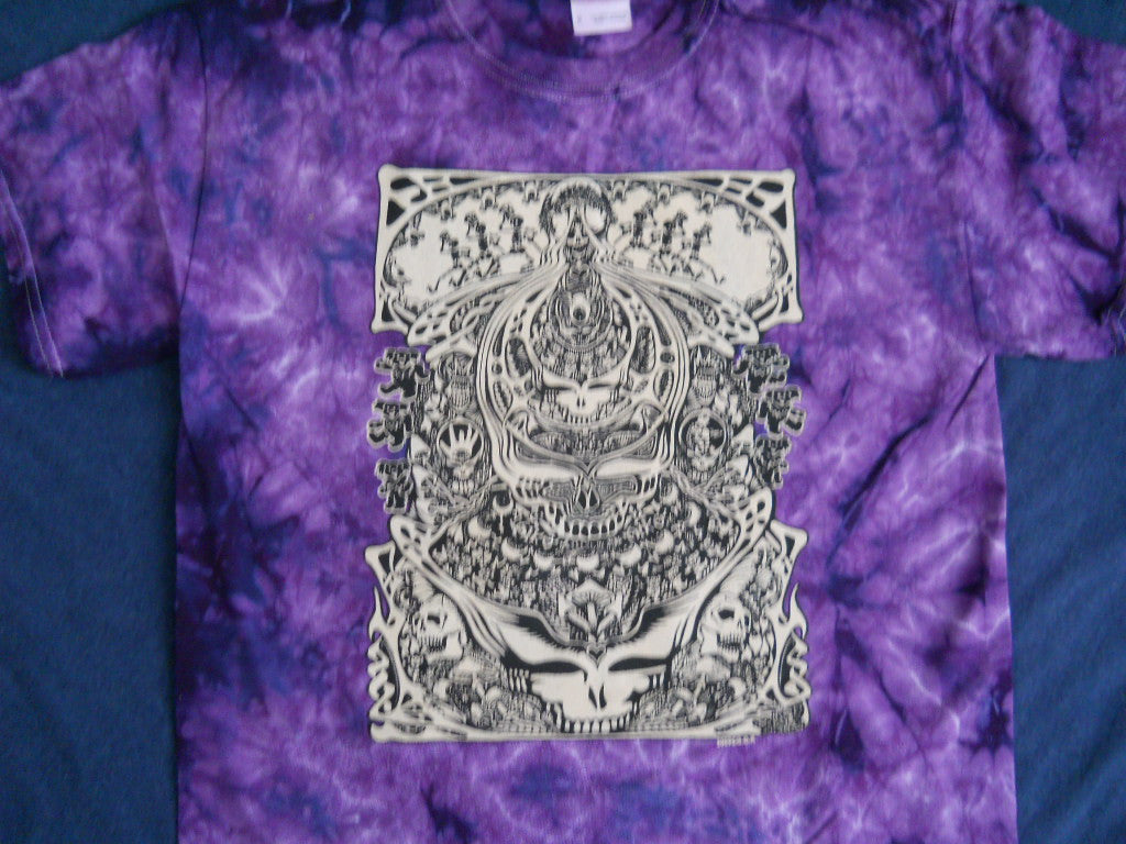 Men's Grateful Dead Aiko Aiko Purple Tie Dye T-shirt - HalfMoonMusic