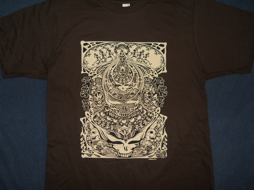 Men's Grateful Dead Aiko Aiko Brown T-shirt - HalfMoonMusic