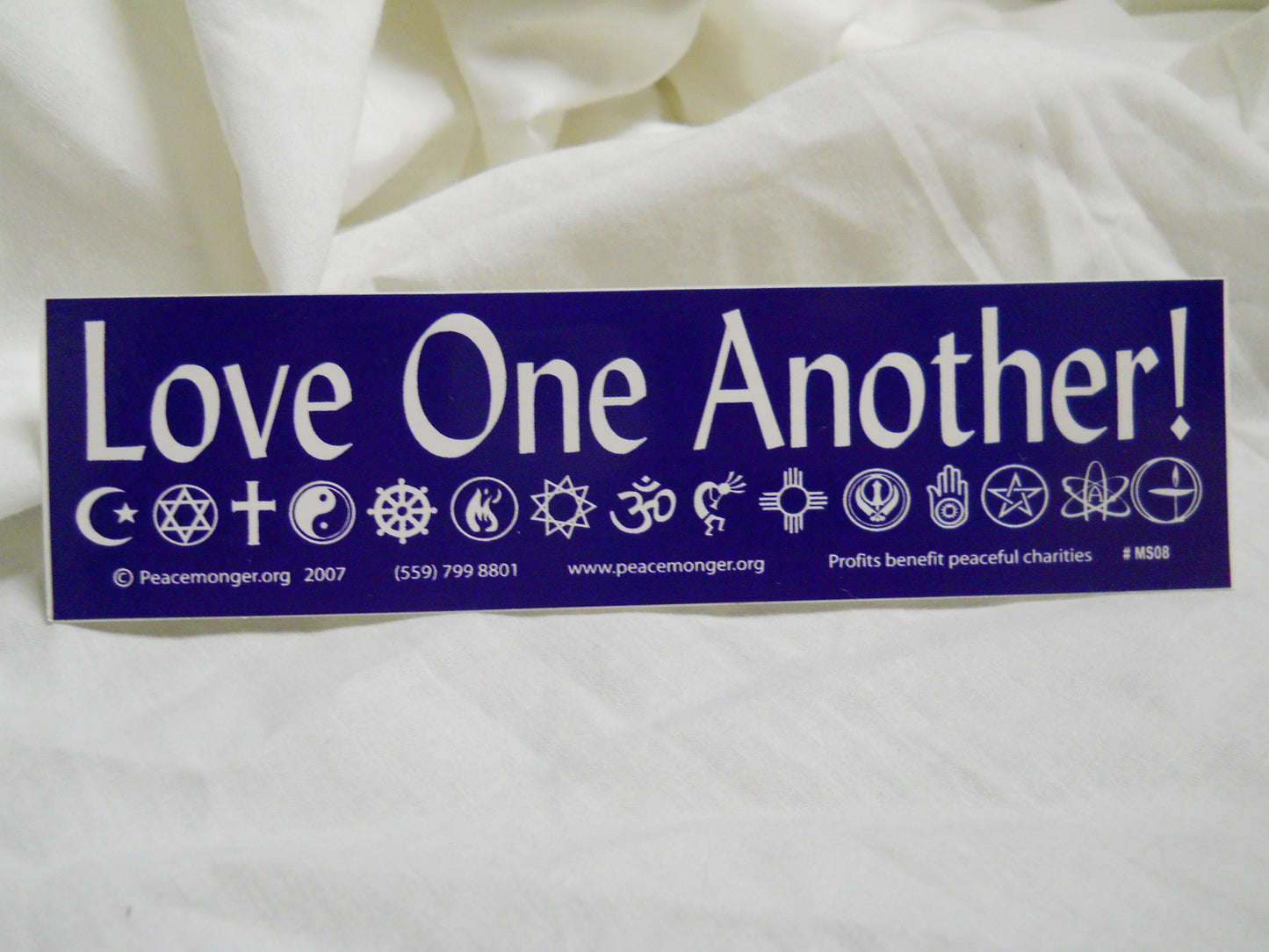 Love One Another Sticker - HalfMoonMusic