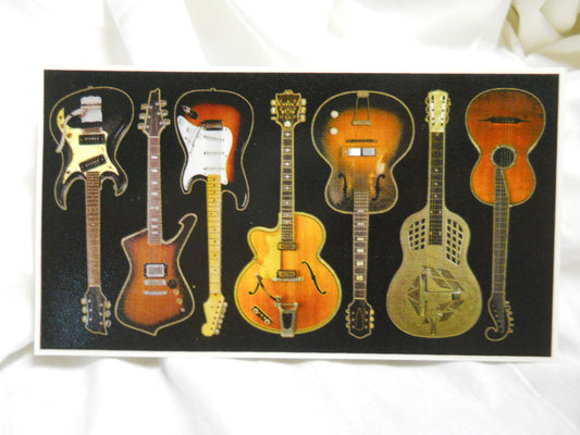 Guitars Sticker - HalfMoonMusic