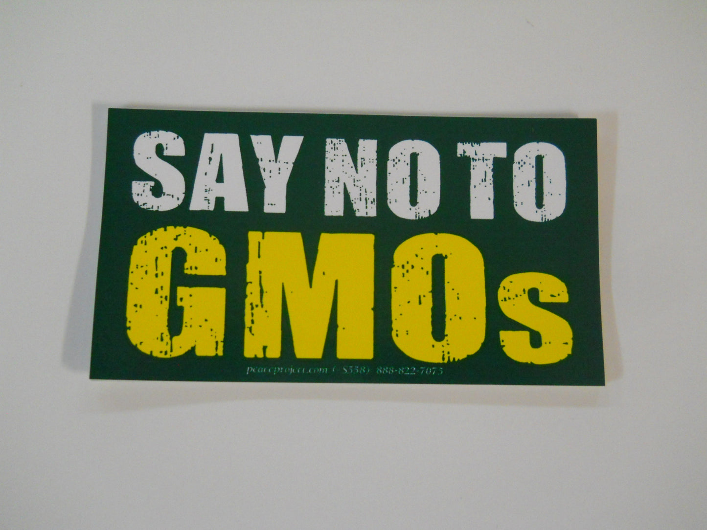 Say NO To GMOs Sticker - HalfMoonMusic