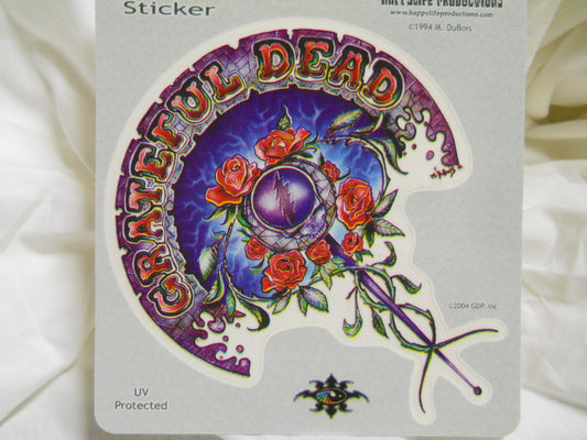 Grateful Dead Sceptor Sticker - HalfMoonMusic