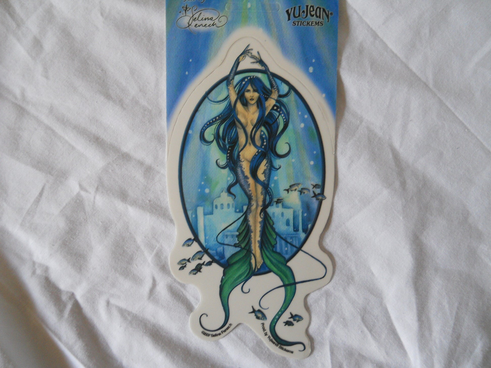 Mermaid Lady Sticker - HalfMoonMusic