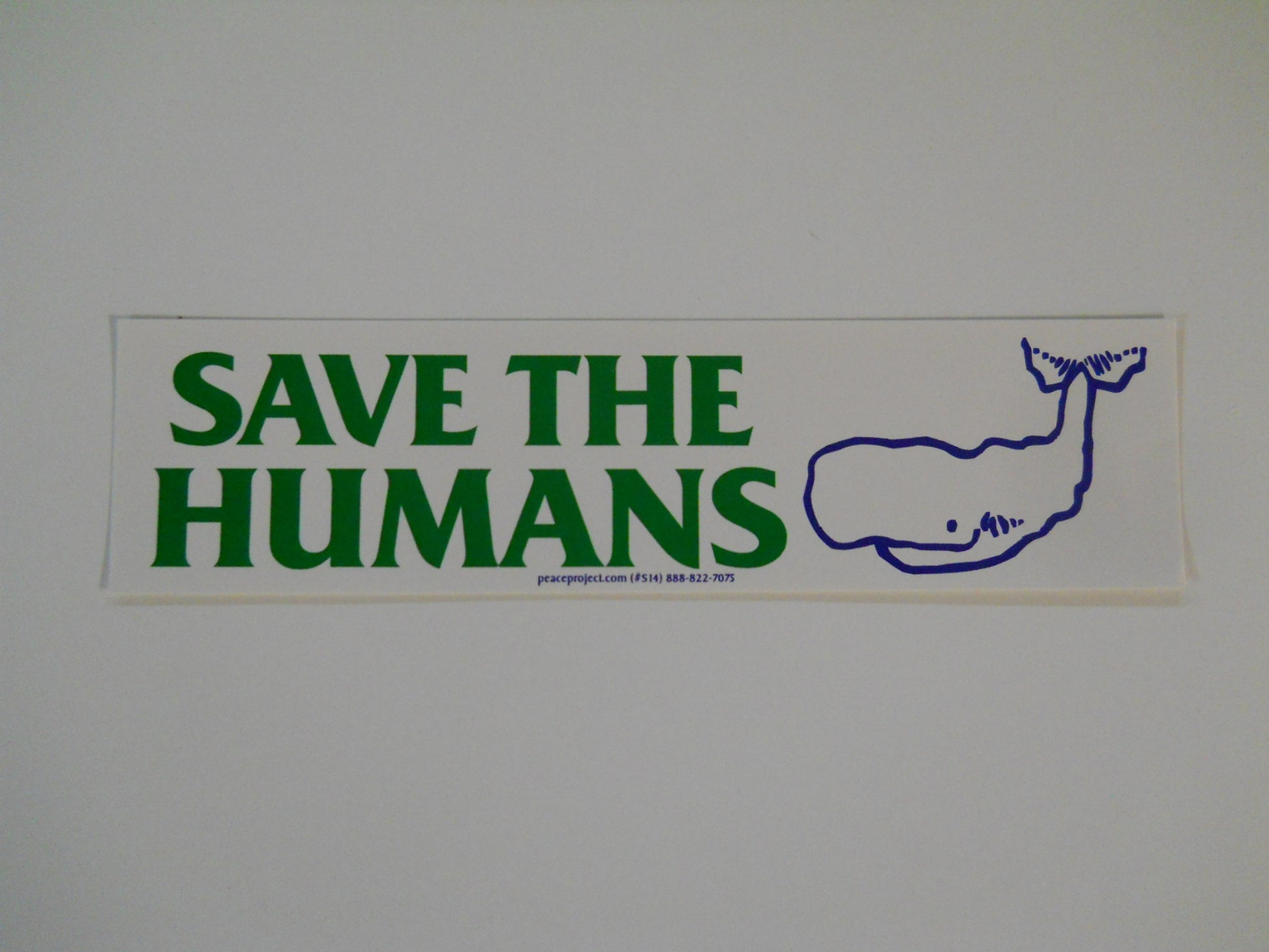 Save the Humans Sticker - HalfMoonMusic