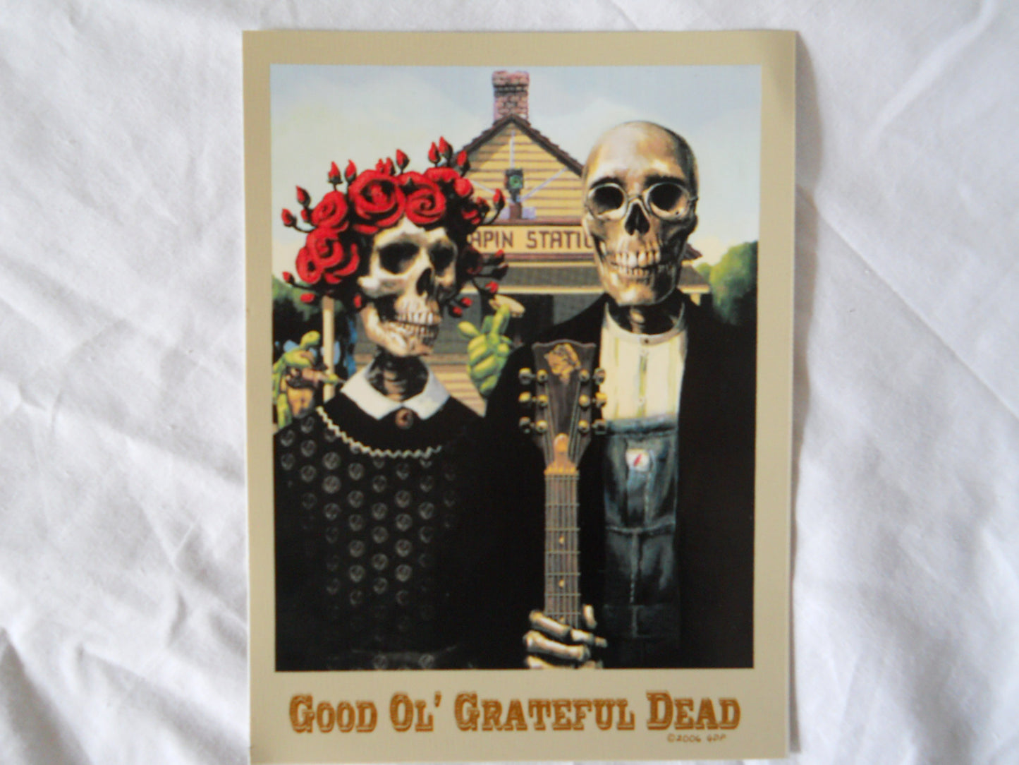 Grateful Dead Good Ol' GD Sticker - HalfMoonMusic