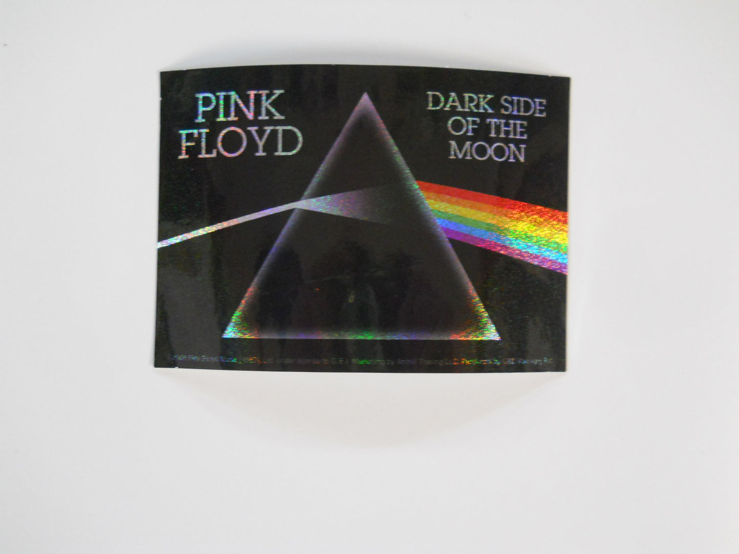 Pink Floyd Glitter Dark Side of the Moon Sticker - HalfMoonMusic