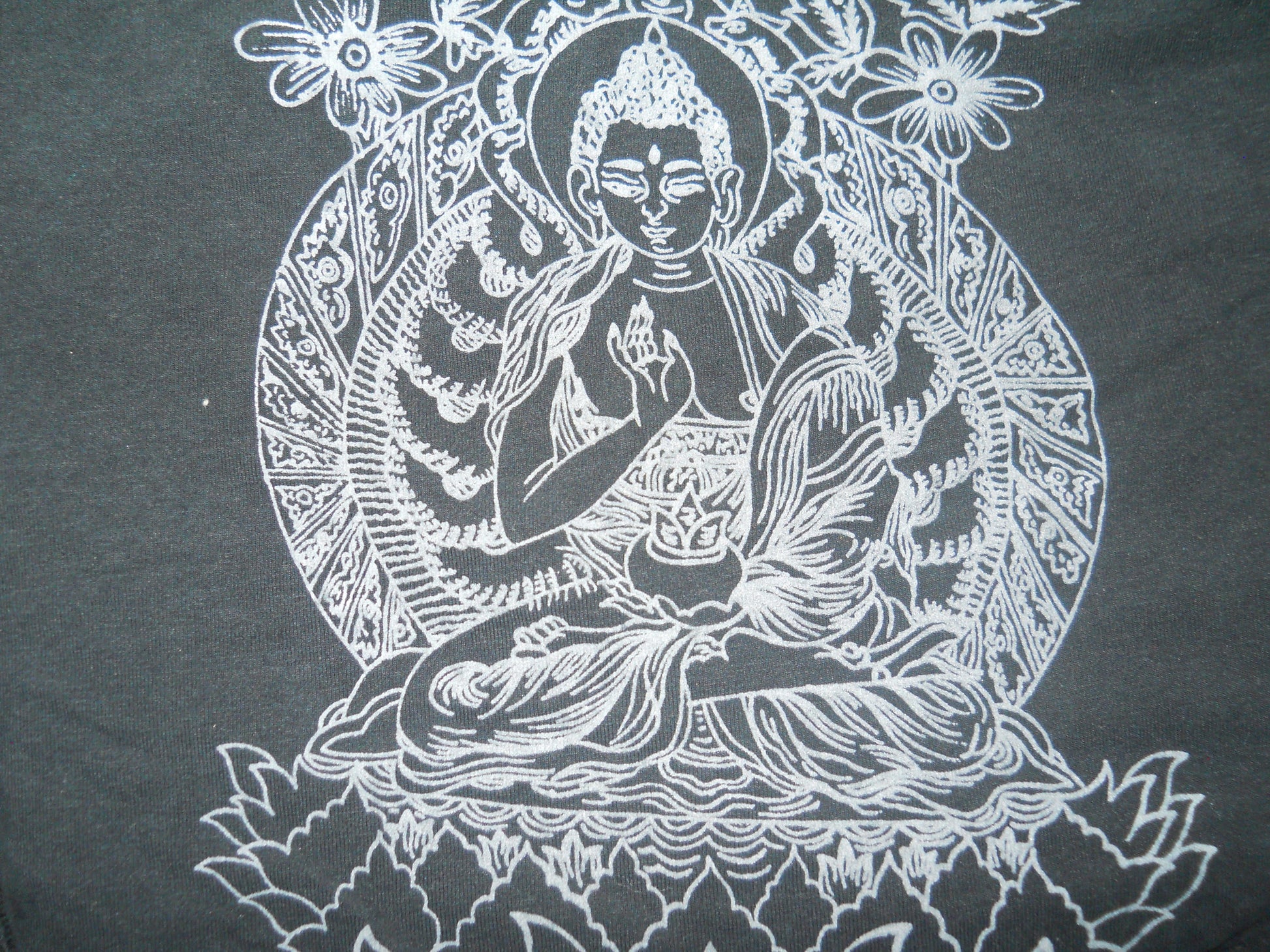 Buddha Cotton Lycra Halter top Cover Up - HalfMoonMusic