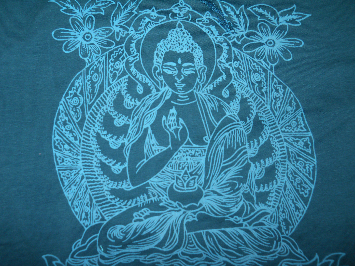Buddha Cotton Lycra Halter top Cover Up - HalfMoonMusic