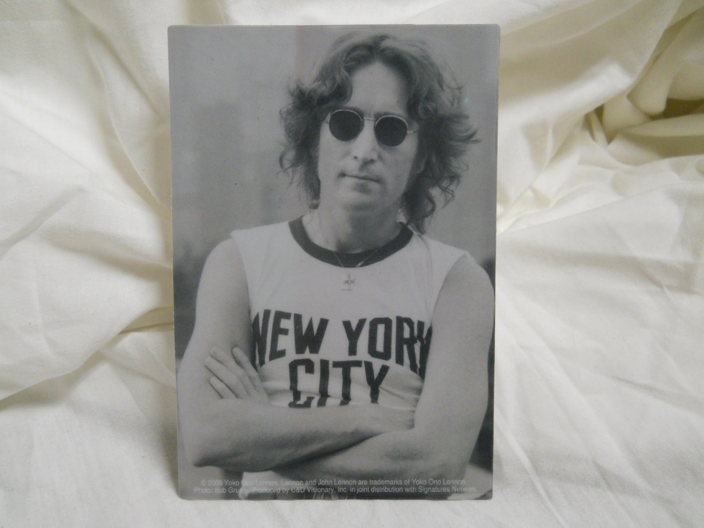 John Lennon New York City Sticker - HalfMoonMusic
