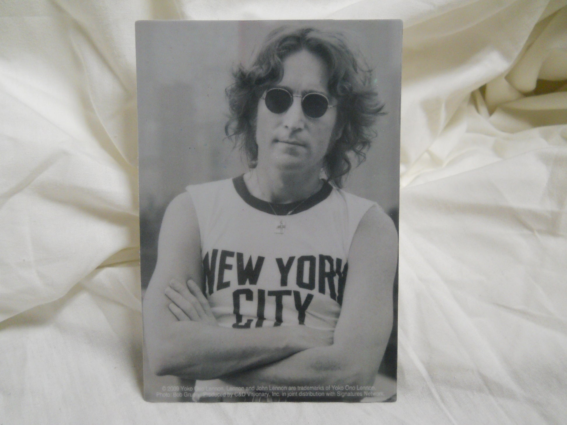 John Lennon New York City Sticker - HalfMoonMusic