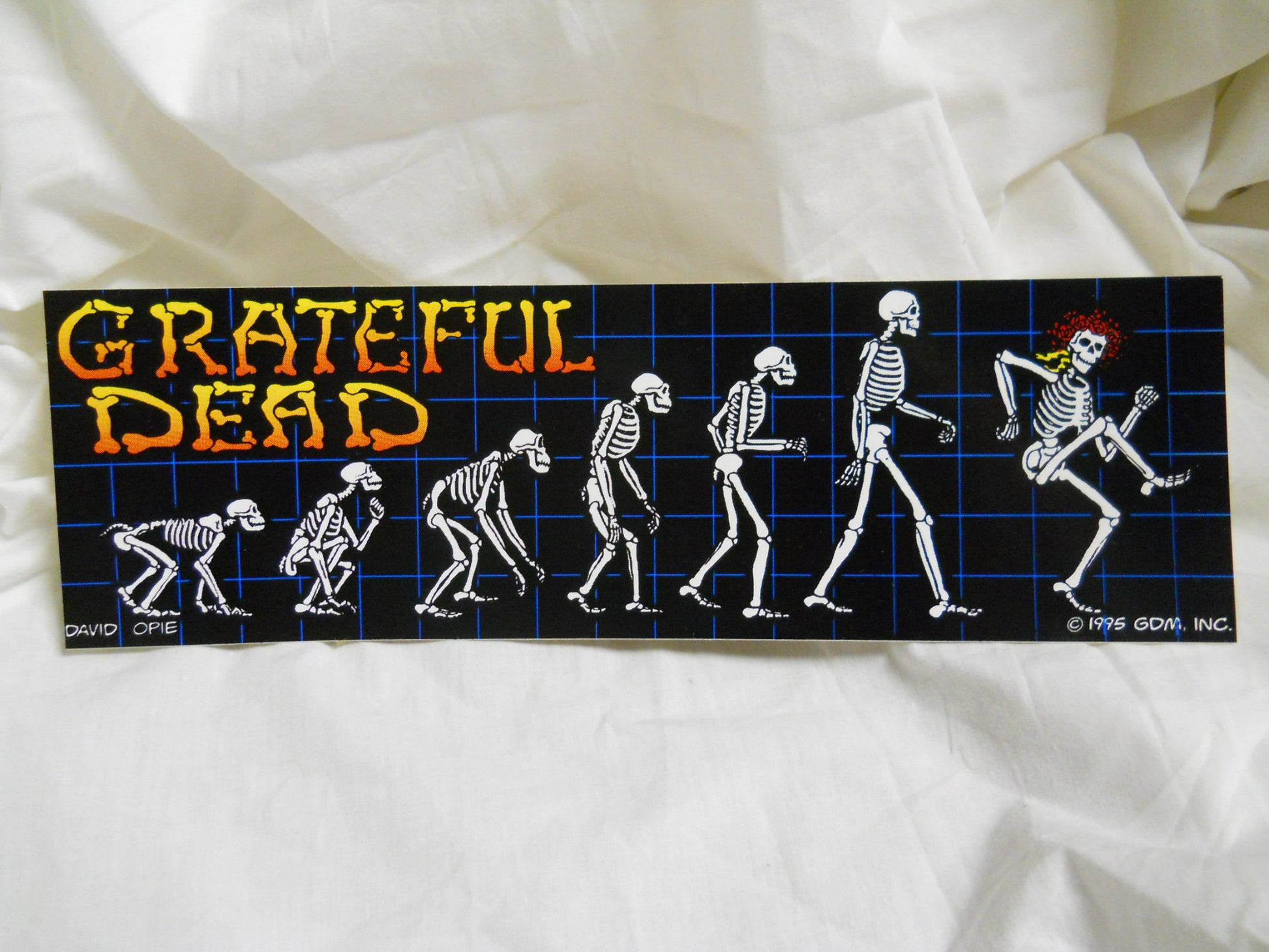 Grateful Dead Evolution Sticker - HalfMoonMusic