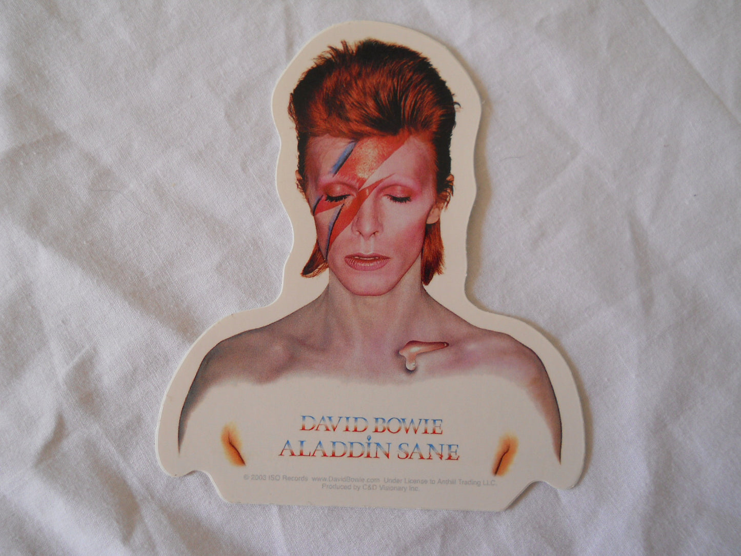 David Bowie Aladdin Sane Sticker - HalfMoonMusic