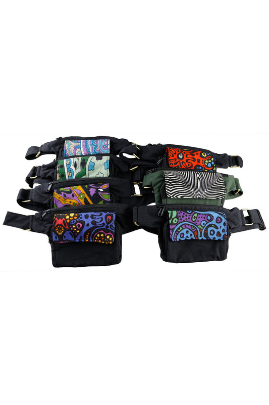 Festival Belt One Pocket Hip Bag - HalfMoonMusic