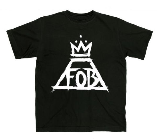 Mens Fall Out Boy Crown Logo T-shirt - HalfMoonMusic