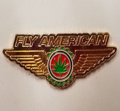 Fly American Hat Pin - HalfMoonMusic