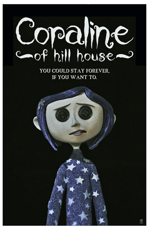 11x17 Coraline Hill House Countertop Poster - HalfMoonMusic