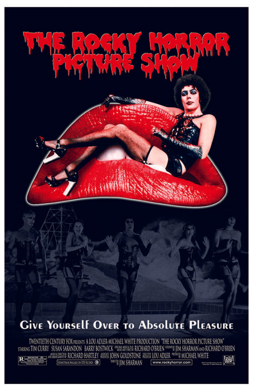 11x17 Rocky Horror Show Lips Countertop Poster - HalfMoonMusic