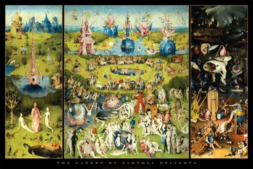 11x17 Hieronymus Bosch Earthly Delights Countertop Poster 11x17 - HalfMoonMusic