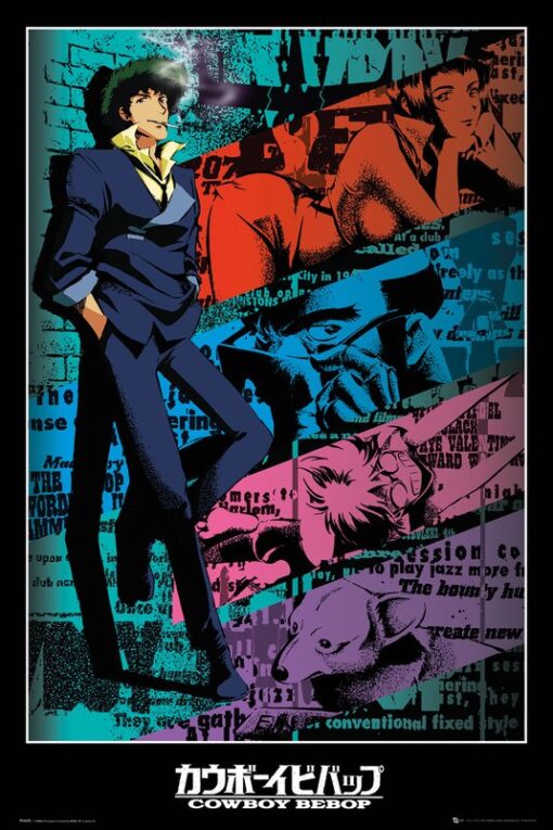 11x17 Cowboy Bebop Spike Countertop Poster - HalfMoonMusic