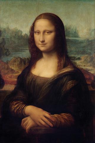 11x17 Mona Lisa Countertop Poster - HalfMoonMusic