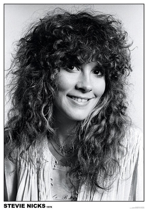 11x17 Stevie Nicks Portrait 1978 Countertop Poster - HalfMoonMusic