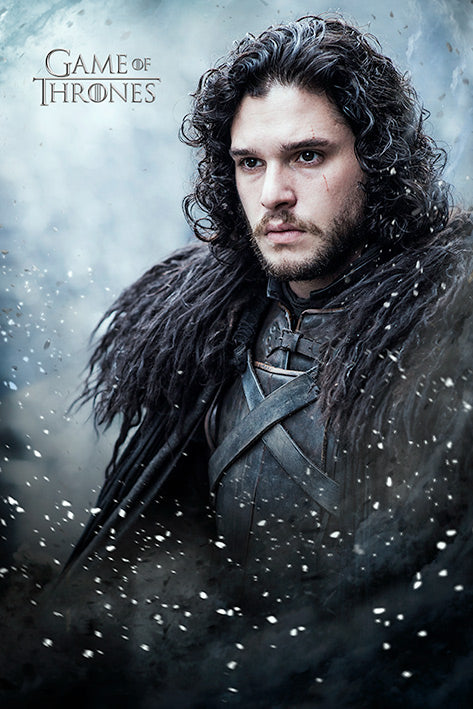 11x17 Game Of Thrones Jon Snow Countertop Poster - HalfMoonMusic