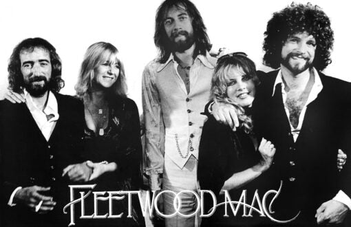 11x17 Fleetwood Mac Group B/W Countertop Poster - HalfMoonMusic
