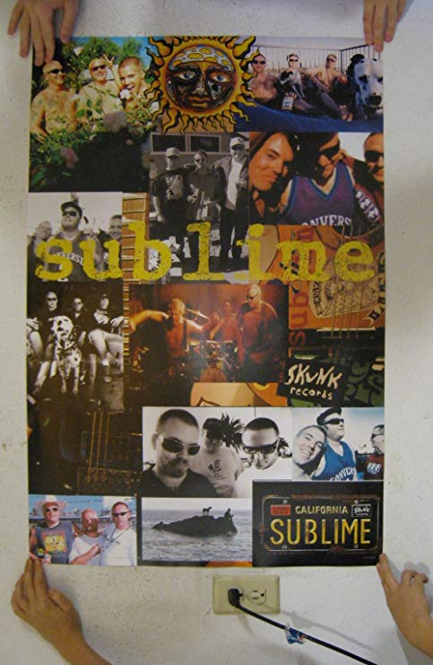 11x17 Sublime Collage Countertop Poster - HalfMoonMusic