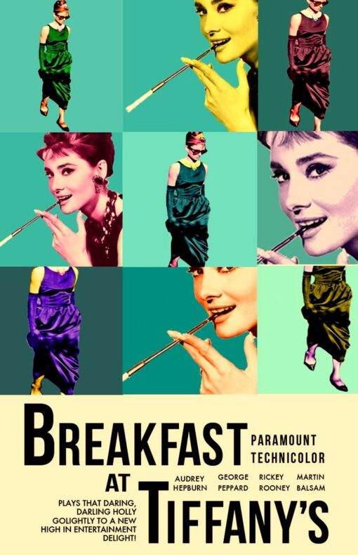 11x17 Breakfast at Tiffany's Countertop Poster - HalfMoonMusic