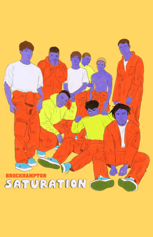 11x17 Brockhampton Saturation Countertop Poster - HalfMoonMusic