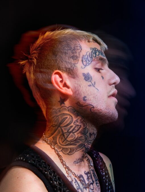 11x17 Lil Peep Profile Countertop Poster - HalfMoonMusic