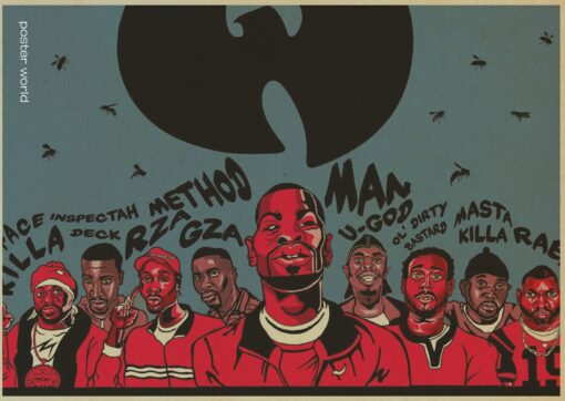 11x17 Wu Tang Massacre Countertop Poster - HalfMoonMusic