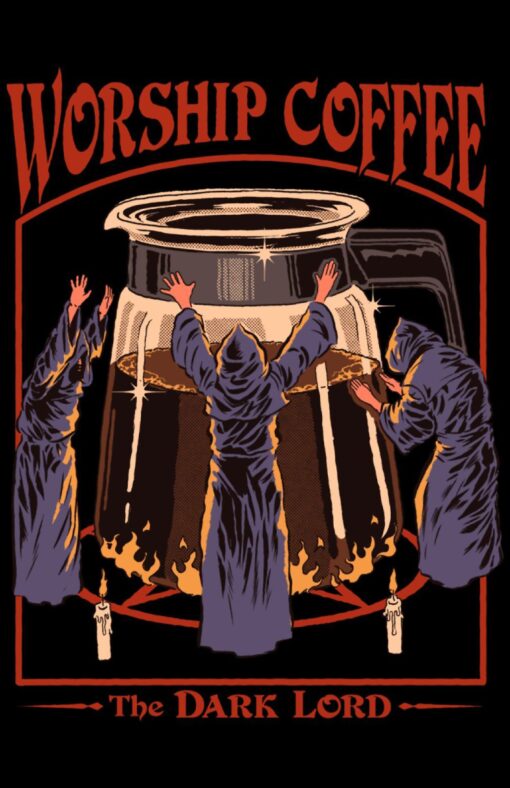 11x17 Steven Rhodes Worship Coffee Countertop Poster - HalfMoonMusic