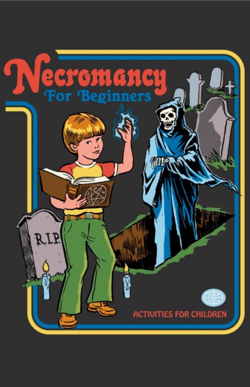 11x17 Steven Rhodes Necromancy For Beginners Countertop Posters - HalfMoonMusic